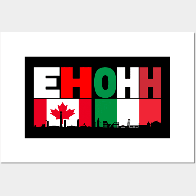 Italo Canadian - Skylines Wall Art by phredwerd